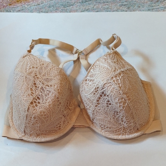 Lively Cream 36DDD Lacy Bra - Picture 1 of 8